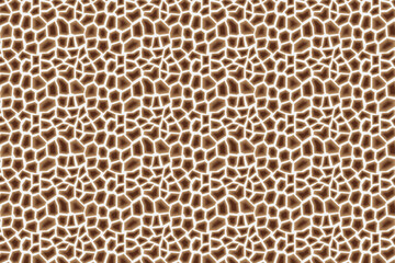seamless pattern with giraffe skin texture. Repeating giraffe background for textile design,