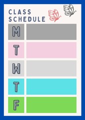 sCHOOL DAILY SCHEDULE