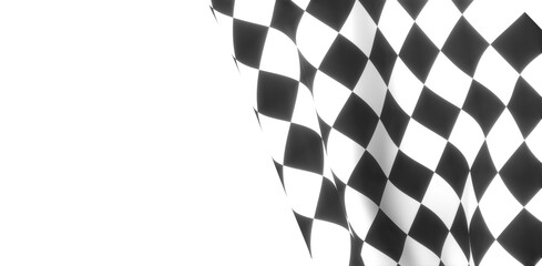 Obraz na płótnie Canvas Checkered flag, race flag background