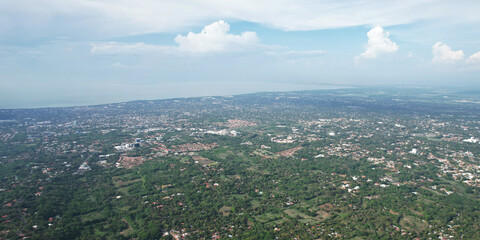 Managua city next to lake