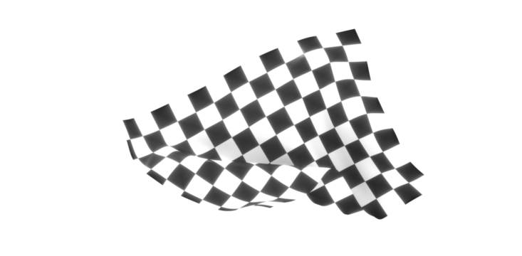 grid abstract background chess checkered flag finish line victory 3d rendering