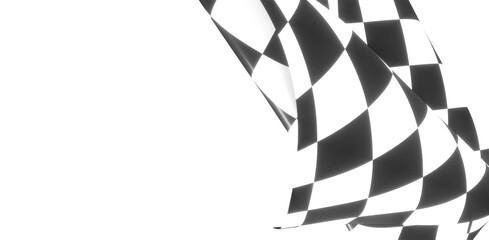 grid abstract background chess checkered flag finish line victory 3d rendering