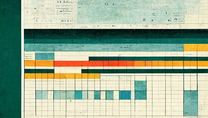 Excel table theme business background desing illustration