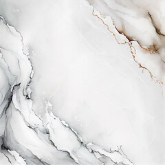 Watercolor Agate and White Marble Texture Background Created With Generative AI Design