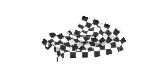 grid abstract background chess checkered flag finish line victory 3d rendering