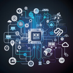 Revolutionizing Operations: Internet of Things and Automation Concept