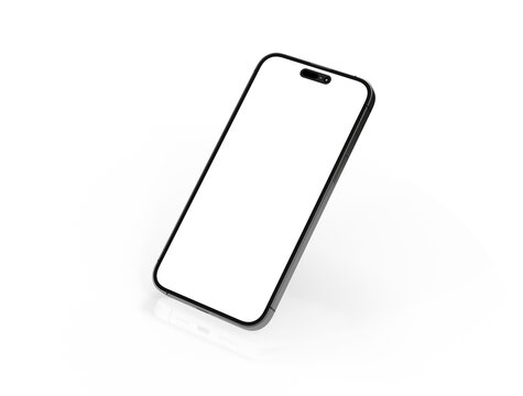 realistic smartphone template mockup for user experience presentation