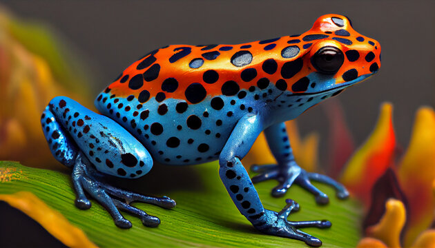 amazon poison frog generated by AI