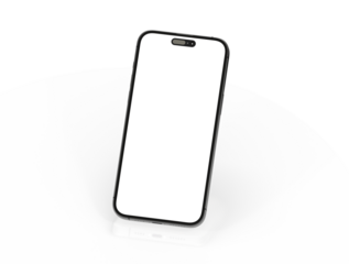 Modern frameless smartphone Mock up