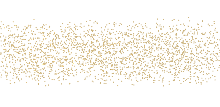 gold confetti - Powered by Adobe