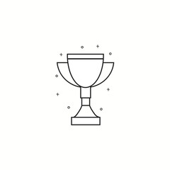 Award, winner icon. Simple line, outline vector elements Vector