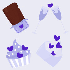 illustration of a set of cards