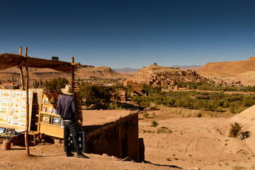 Sito storico Patrimonio Unesco, Ksar di Ait Ben Haddou, Oarzazate, Draa. provincia di Tafilalet , Marocco