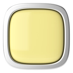 Obraz premium 3D button. Empty button. 3D illustration.