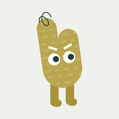 Cartoon character, abstract personage, mascot design, funny avatar, cute icon
