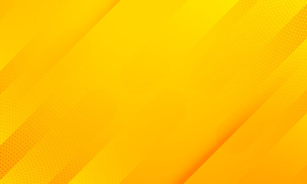 abstract modern yellow background with stripes and halftone
