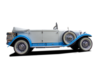 Spektakuläre Aussicht auf ein klassisches Excalibur Automobil. Oldtimer