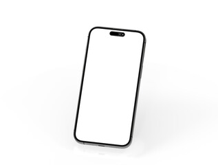 Obraz na płótnie Canvas smartphone With Blank Screen in 3d