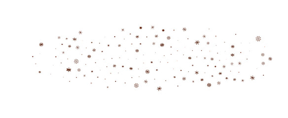 Falling snow at night. Bokeh lights