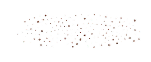 Falling snow at night. Bokeh lights