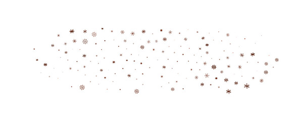 Falling snow at night. Bokeh lights