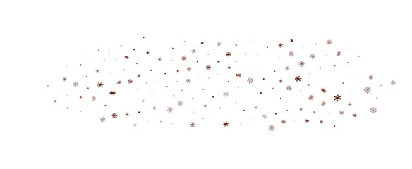 Falling snow at night. Bokeh lights