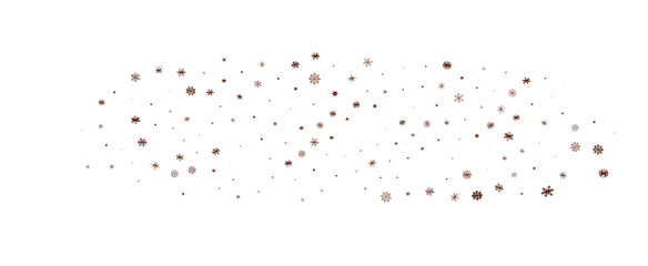 Falling snow at night. Bokeh lights