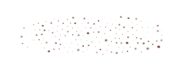 Falling snow at night. Bokeh lights