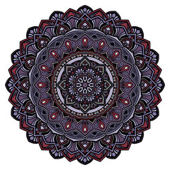 マンダラアート(メヘンディ風、タトゥー、神秘的)