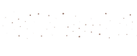 With Realistic Snowflakes Overlay On Light Silver Backdrop. Xmas Holidays