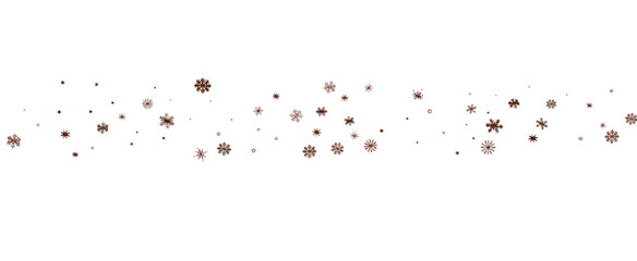 Falling snow at night. Bokeh lights