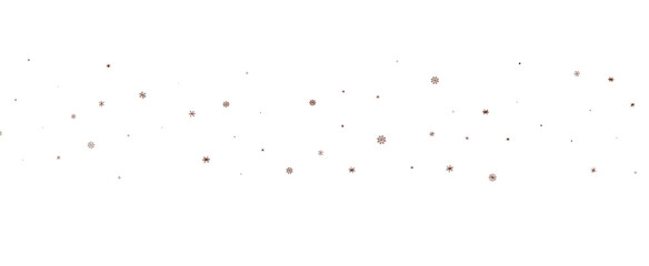 With Realistic Snowflakes Overlay On Light Silver Backdrop. Xmas Holidays