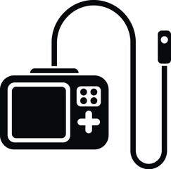 Surgery endoscope icon simple vector. Medical camera. Health medicine