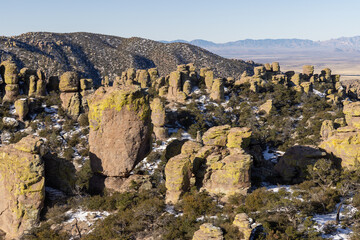 Winter Landscape in the Chiricahua National Monument Arizona