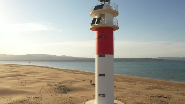 Far del Fangar lighthouse in Tarragona