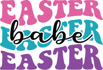  Easter babe vector arts 