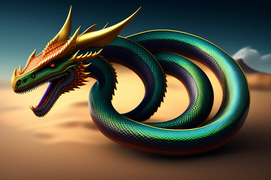 traditional chinese dragon colorful representation dragon costume generative ai