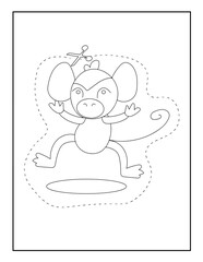 Cute Animal Activity Book For Kids