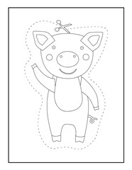 Cute Animal Activity Book For Kids