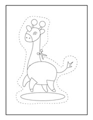 Cute Animal Activity Book For Kids