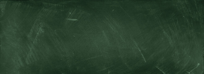 Green blackboard or chalkboard
