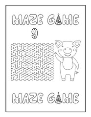 Cute Animal Activity Book For Kids