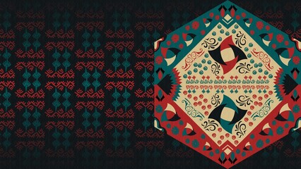 Geometric shapes with folky modern decorations, background, wallpaper, texture, illustration, desktop, cover, card, gift, frame, wall, book