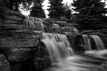 waterfall in the park