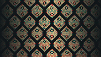 Geometric shapes with folky modern decorations, background, wallpaper, texture, illustration, desktop, cover, card, gift, frame, wall, book