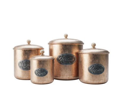 Copper Kitchen Snack Containers