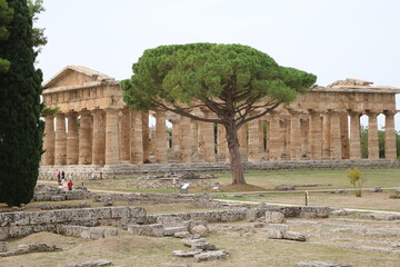 Temple of Poseidon in Paestum, Campania Italy