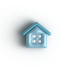 Cozy little house icon. PNG