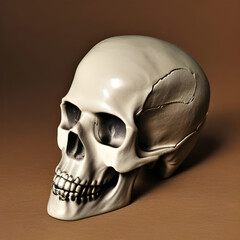 3d Human skull (Generative AI)