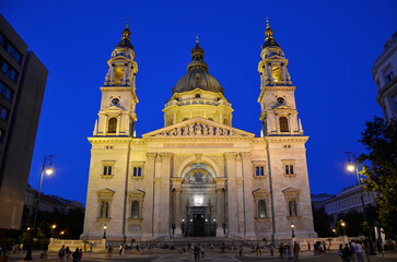 St. Stephen's Basilica is a Roman Catholic basilica in Budapest. It is named in honour of Stephen, the first King of Hungary.